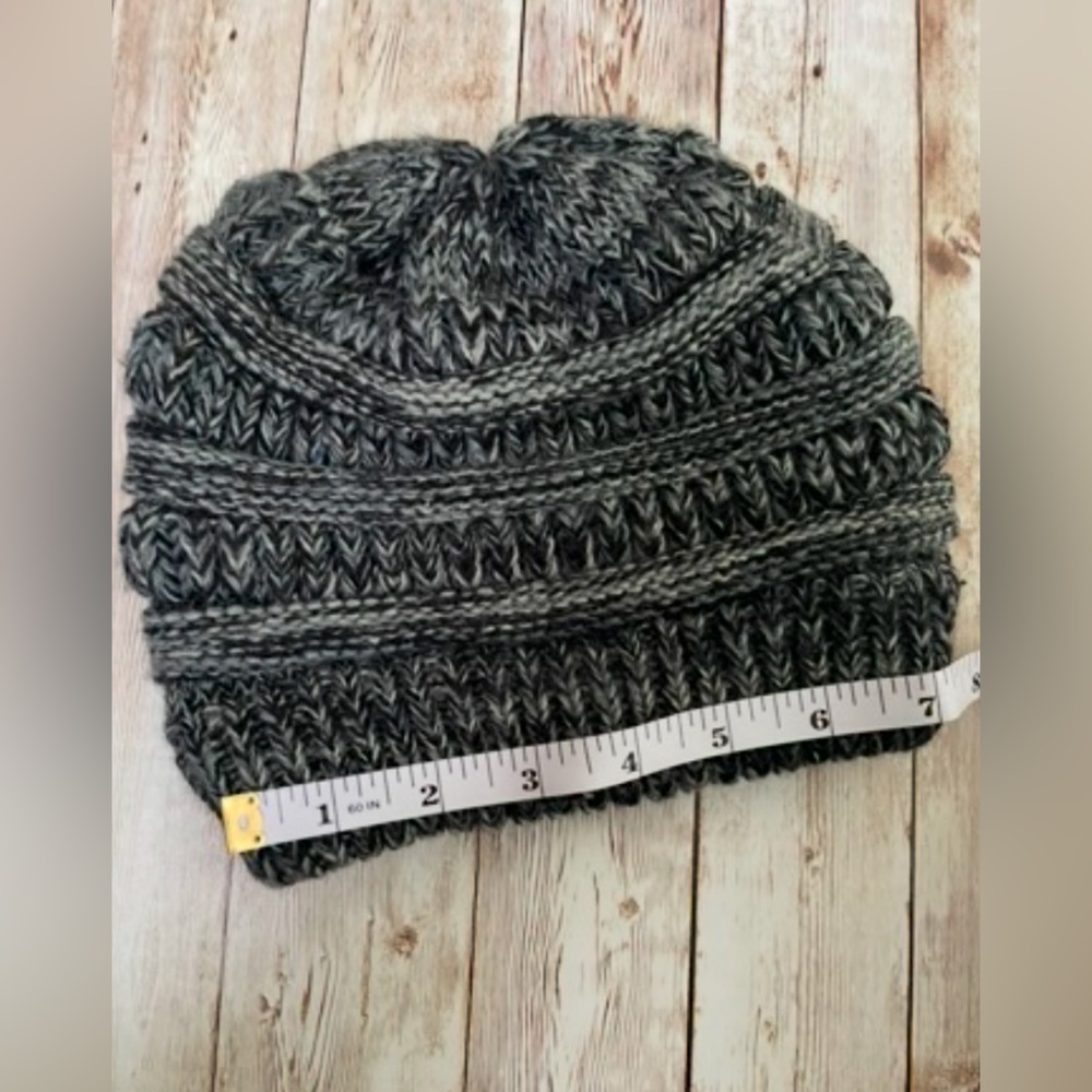 Brook + Bay Women's Adult Winter Cozy Knit Beanie Hat Gray - Picture 13 of 14